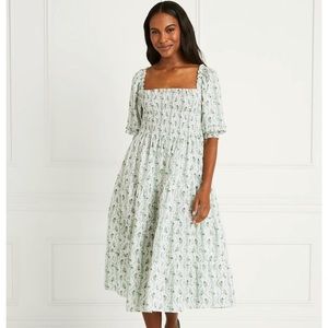 Nesli Nap Dress in Green Vine